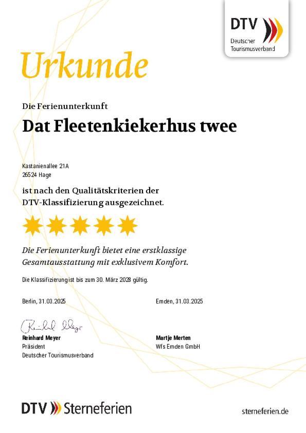 Dat Fleetenkiekerhus 2 Hage Экстерьер фото